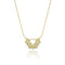 Dominique Cohen sunburst pendant necklace adorned in<br>emeralds, black diamonds, white diamonds <span class='visuallyhidden'>Text, call 323-404-2959 for shopping help.</span>